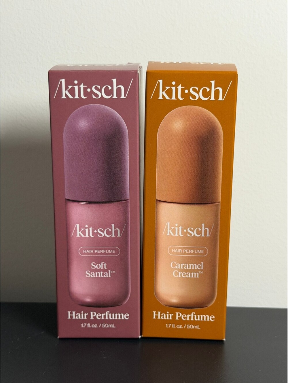 Kitsch Hair Perfume 2-Pack Soft Vanilla and Caramel Toffee